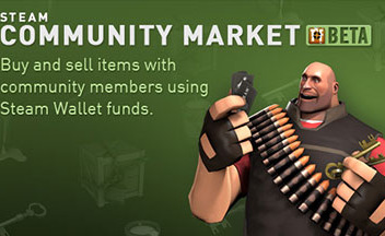 Старт бета-тест сервиса Steam Community Market