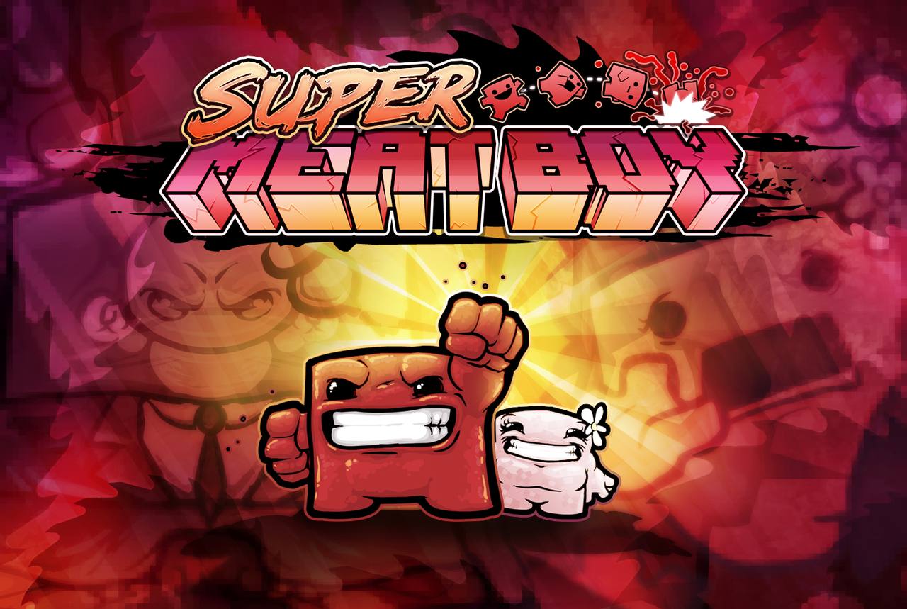 Играем в платформер Super Meat Boy