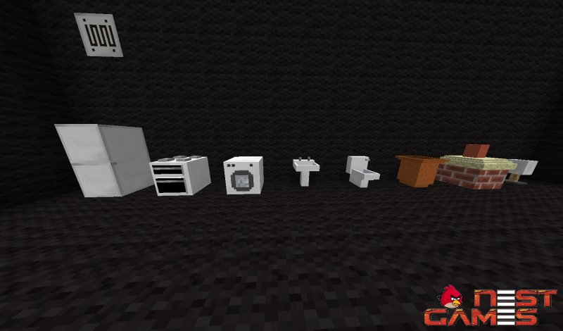Jammy Furniture Mod [1.4.7] - предметы для декора!