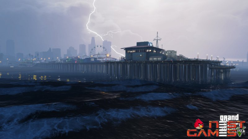 GTA 5 под водой и в воздухе