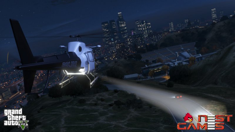 GTA 5 под водой и в воздухе