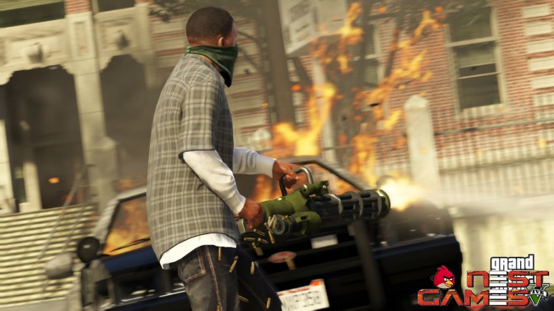 GTA 5 под водой и в воздухе