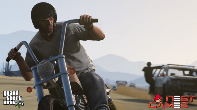 GTA 5 под водой и в воздухе