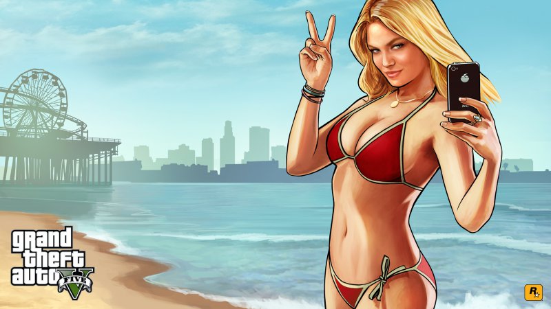 GTA V погодка сегодня особенно...