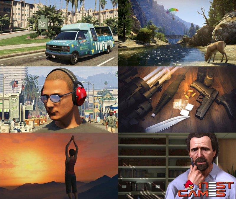 Объёмная информация о GTA 5 + Трейлер GTA 5 Online