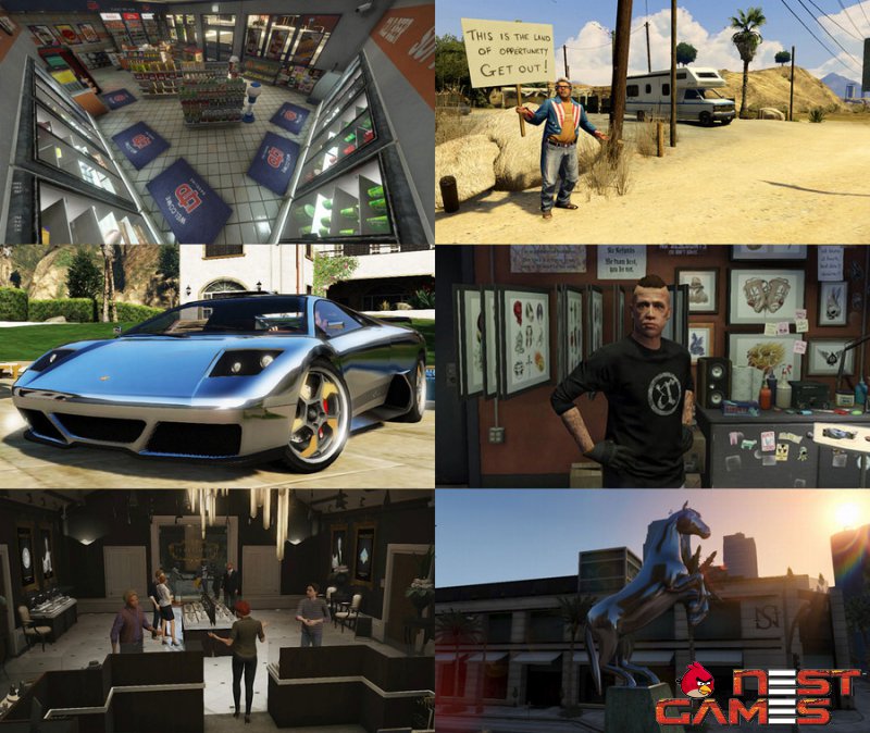 Объёмная информация о GTA 5 + Трейлер GTA 5 Online