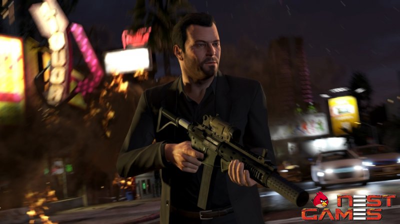 GTA V-герои, пейзажи и средства передвижения