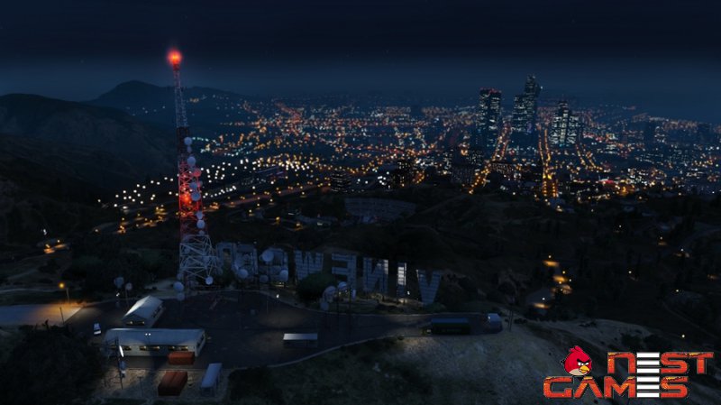 GTA V-герои, пейзажи и средства передвижения