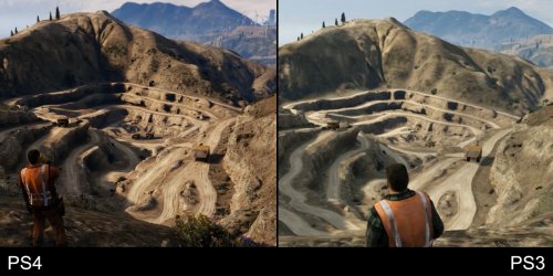 Сравнение графики в GTA 5 - PS 3 vs PS 4.