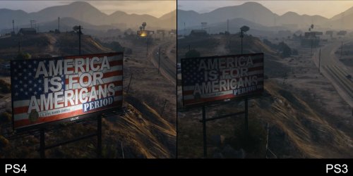 Сравнение графики в GTA 5 - PS 3 vs PS 4.