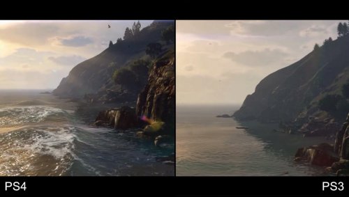 Сравнение графики в GTA 5 - PS 3 vs PS 4.