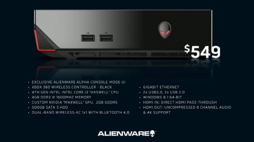 Мини-ПК Alienware Alpha вышел на рынок!