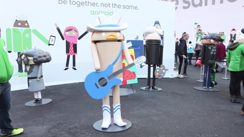 Android теперь и на Times Square