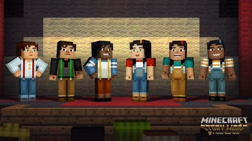 Скриншоты Minecraft: Story Mode