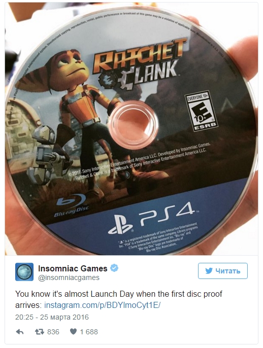 Ремейк игры Ratchet & Clank